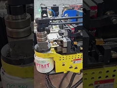 Chinesische Rohrbiegmaschine CNC38-4A mit zwei Werkzeugstapeln mit Schubbiegen für Stuhlbiegen