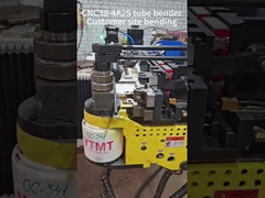Chinesische Röhre biegen Maschine CNC38 Servo biegen mit hoher Qualität mit Schub biegen und Loch Schlag