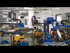 Chinesische Röhre biegen Maschine CNC18 Servo biegen für Hochdruckrohr in Motor mit Lader